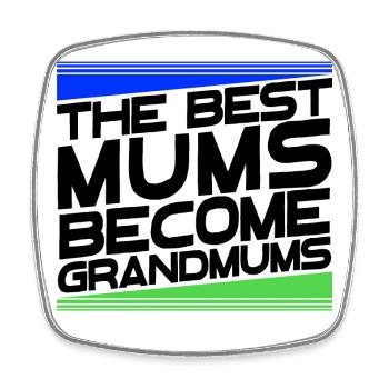 Cool Grandma Statement Grandmother Congratulations - Square fridge magnet - white - Front