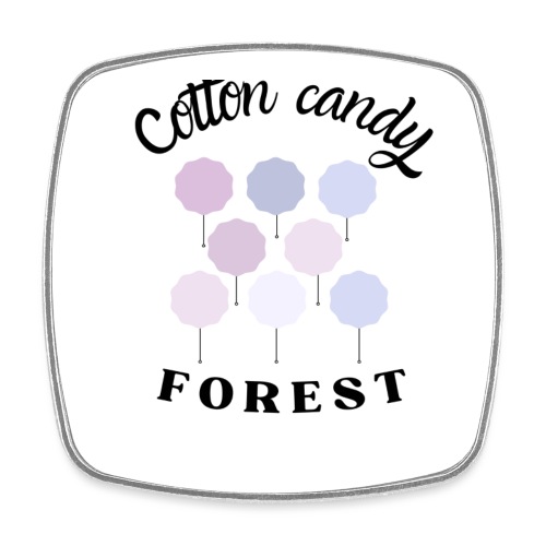 Cotton Candy Forest - Calamita quadrata da frigo
