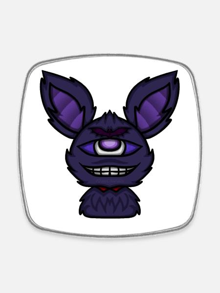 chauve-Cyclope ! By Pousse2Bambou ! - Magnet carré - blanc