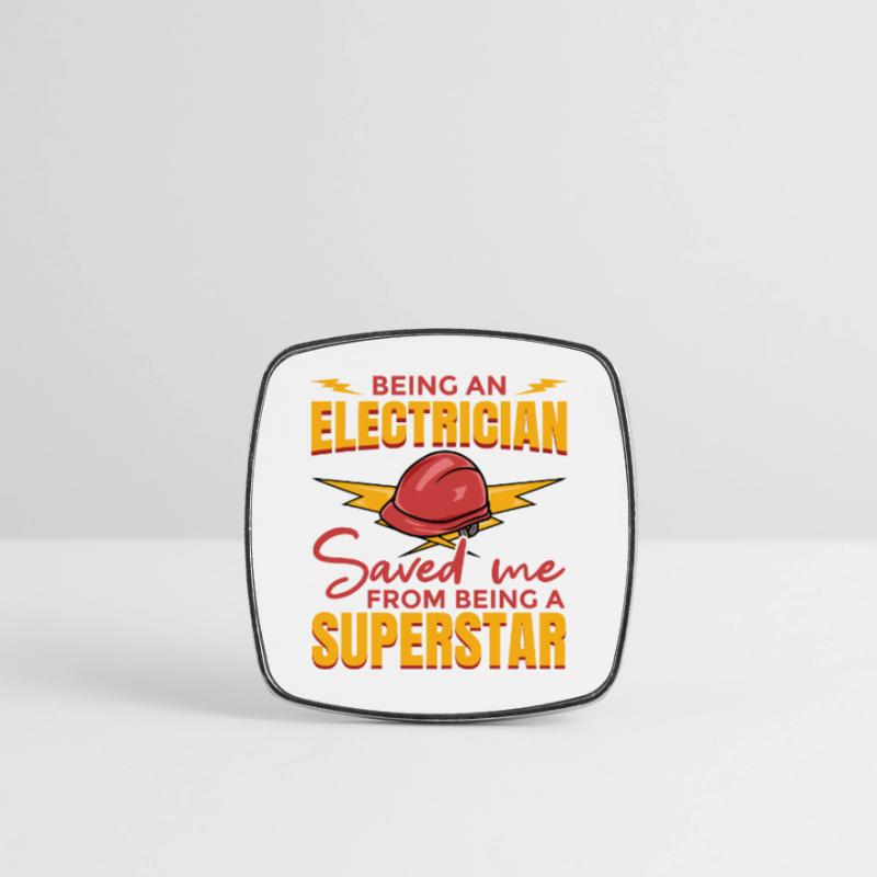 Electrical Engineer Witz Square fridge magnet