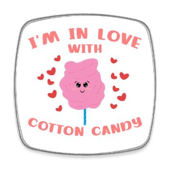 Bonbons Bonbons Bonbons Sweet Tooth Statement - Magnet carré - blanc - Devant