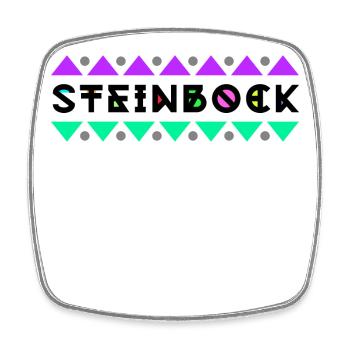 Steinbock Spruch Tierkreiszeichen Horoskop Himmel - Viereckiger Kühlschrankmagnet - Weiß - Vorne