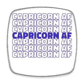 Capricorn Statement Horoscope Constellation Zodiac - Square fridge magnet - white - Front