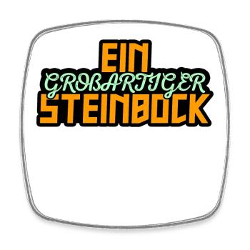 Astrologie Steinbock Statement Horoskop Galaxie - Viereckiger Kühlschrankmagnet - Weiß - Vorne
