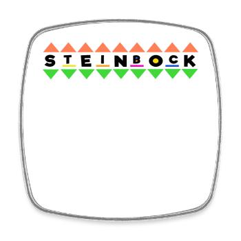 Tierkreiszeichen Horoskop Steinbock Galaxie Himmel - Viereckiger Kühlschrankmagnet - Weiß - Vorne
