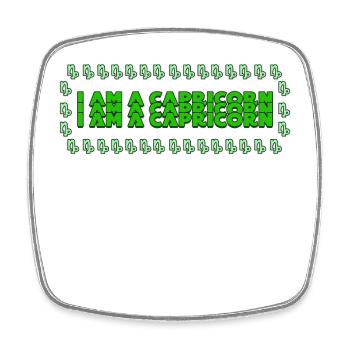 Capricorn Statement Zodiac Sign Horoscope Esotericism - Square fridge magnet - white - Front