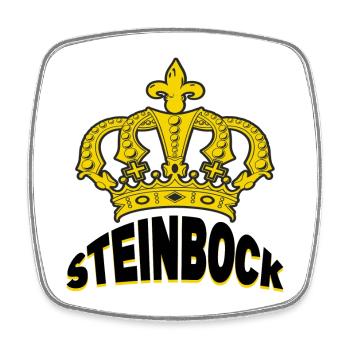 Steinbock Horoskop Spruch Sternzeichen Aberglaube - Viereckiger Kühlschrankmagnet - Weiß - Vorne