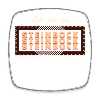 Cool Horoskop Statement Steinbock Aberglaube - Viereckiger Kühlschrankmagnet - Weiß - Vorne