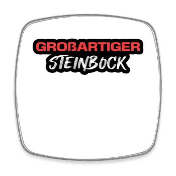 Tierkreis Horoskop Steinbock Statement Astrologie - Viereckiger Kühlschrankmagnet - Weiß - Vorne