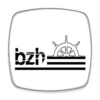 Breizh - Square fridge magnet - white - Front