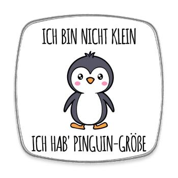 Cool Pinguin Statement Tier Süß Vogel Antarktis - Viereckiger Kühlschrankmagnet - Weiß - Vorne