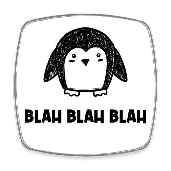 Pinguin Spruch Vogel Tier Kalt Antarktis - Viereckiger Kühlschrankmagnet - Weiß - Vorne
