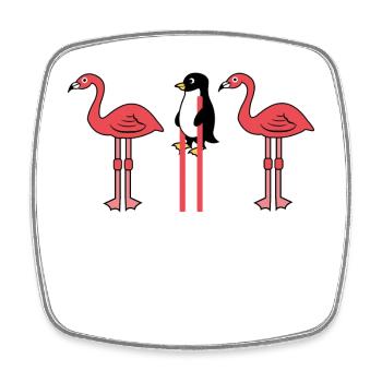 Tier Lustig Pinguin Seevogel Antarktis Vogel - Viereckiger Kühlschrankmagnet - Weiß - Vorne