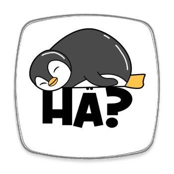Süß Pinguin Spruch Vogel Tier Antarktis - Viereckiger Kühlschrankmagnet - Weiß - Vorne