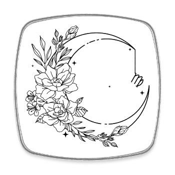 Please upload the design image - Square fridge magnet - white - Front
