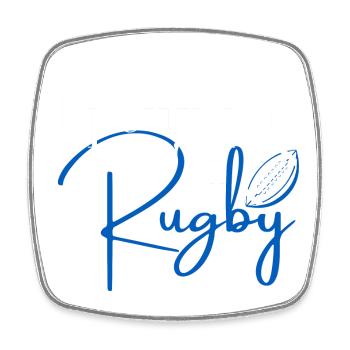 J peux pas j ai rugby - Magnet carré - blanc - Devant
