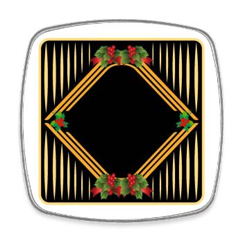 DESIGN YOUR OWN CHRISTMAS - Square fridge magnet - white - Front