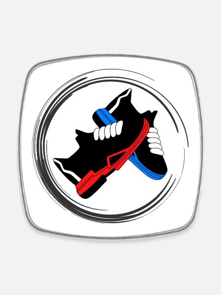 Chaussures - Magnet carré - blanc