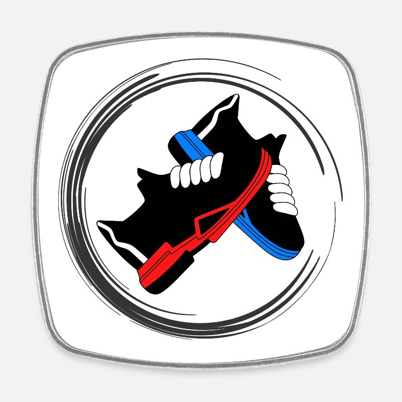 Chaussures - Magnet carré - blanc