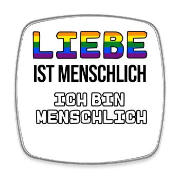 Beziehung Rechte Homosexueller Lgbt Statement - Viereckiger Kühlschrankmagnet - Weiß - Vorne