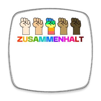 Beziehung Lgbt Gleichberechtigung Spruch Lesbisch - Viereckiger Kühlschrankmagnet - Weiß - Vorne