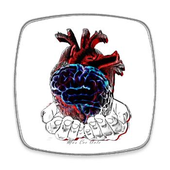 SWEDEN - Square fridge magnet - white - Front