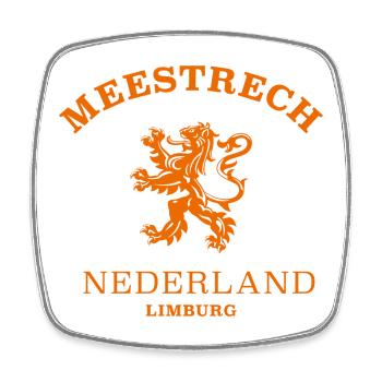 MEESTRECH Nederland Niederlande Pays-Bas - Magnet carré - blanc - Devant