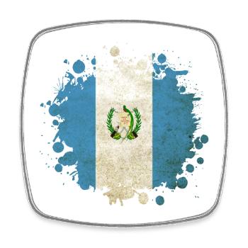 Guatemala vintage flags blob - Square fridge magnet - white - Front