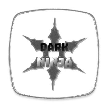 Ninjaspruch, japanische motive mann, Wurfstern - Viereckiger Kühlschrankmagnet - Weiß - Vorne