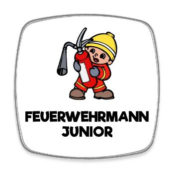 Feuerlöscher Brandschutz Feuerwehr Statement - Viereckiger Kühlschrankmagnet - Weiß - Vorne