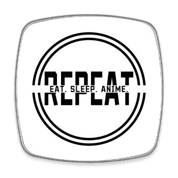 Cool Anime Quote Manga Asian Pop Culture - Square fridge magnet - white - Front