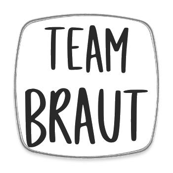 Team Braut Junggesellenabschied - Viereckiger Kühlschrankmagnet - Weiß - Vorne
