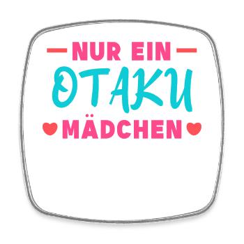 Anime Statement Otaku Herz Japan Popkultur Manga - Viereckiger Kühlschrankmagnet - Weiß - Vorne