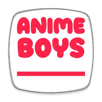 Anime Cosplay Comic Nerdy Geek Manga Statement - Viereckiger Kühlschrankmagnet - Weiß - Vorne