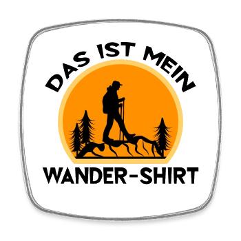 Wandern Wanderer Statement Berggipfel Wanderung - Viereckiger Kühlschrankmagnet - Weiß - Vorne