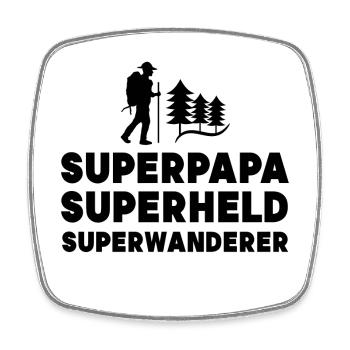Wandern Wanderer Statement Bergwanderung Natur - Viereckiger Kühlschrankmagnet - Weiß - Vorne