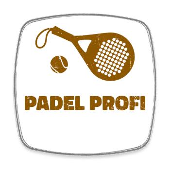 Freizeit Pedal Statement Spieler Trainer Schläger - Viereckiger Kühlschrankmagnet - Weiß - Vorne