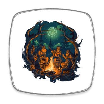 Viking Crew - Square fridge magnet - white - Front