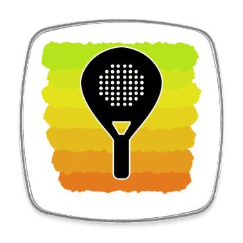 Padel Game Tennis Rackets Padel Sports Fans - Square fridge magnet - white - Front