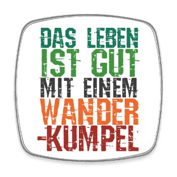 Wanderwege Wanderer Statement Klettern Wandern - Viereckiger Kühlschrankmagnet - Weiß - Vorne
