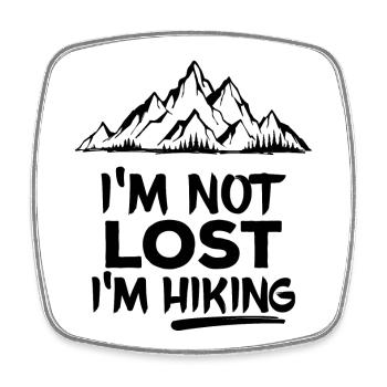 Wandern Wanderer Wanderwege Bergsteigen Statement - Viereckiger Kühlschrankmagnet - Weiß - Vorne