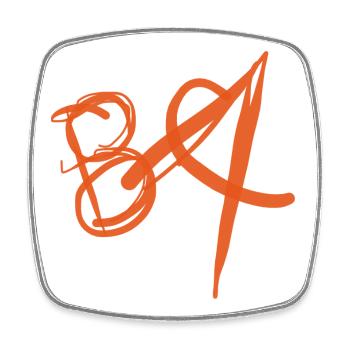 Idée cadeau pour le baccalauréat ès arts - Magnet carré - blanc - Devant