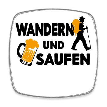 Klettern Bergwandern Wandern Statement Berggipfel - Viereckiger Kühlschrankmagnet - Weiß - Vorne