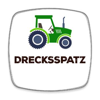 Landwirtschaft Bauer Traktor Statement Fahrzeug - Viereckiger Kühlschrankmagnet - Weiß - Vorne