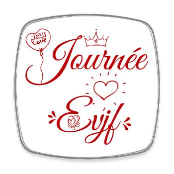 EVJF - Team Future Mariée. Enterrement célibataire - Magnet carré - blanc - Devant