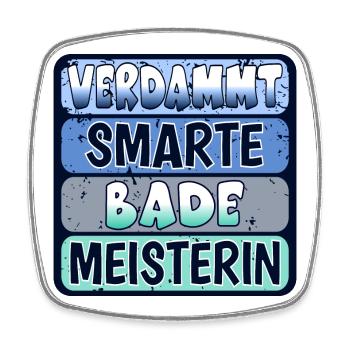 Bademeisterin - Schwimmmeisterin - SCHWIMMEN - Viereckiger Kühlschrankmagnet - Weiß - Vorne