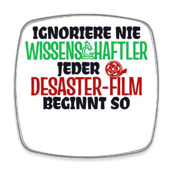 Filme Statement Movies Kino Film Schauen Serien - Viereckiger Kühlschrankmagnet - Weiß - Vorne