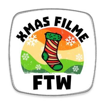 Kino Movies Filme Statement Film Schauen Cineast - Viereckiger Kühlschrankmagnet - Weiß - Vorne