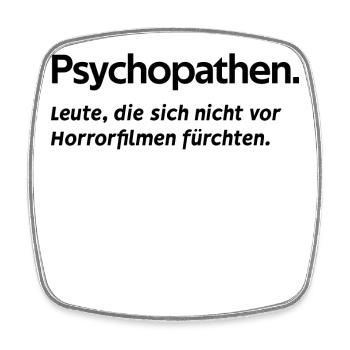 Dvd Abend Statement Filme Movies Kinoabend Serien - Viereckiger Kühlschrankmagnet - Weiß - Vorne