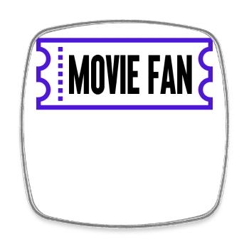 Films Regarder Movie Statement Cinema Night Streaming - Magnet carré - blanc - Devant